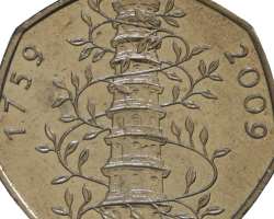 To celebrate its 250th anniversary, the Royal Mint 50p coin was released in 2009. As only 210k coins were minted and there was a huge demand for these